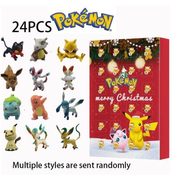 Pokemon Christmas side box kalenteri kid parhaat joululahjat 24