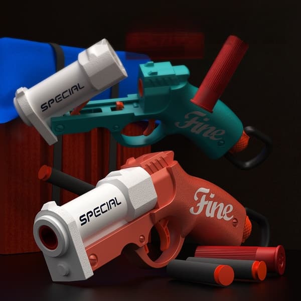 Mini S686 Foam Bullet Blaster Toy Gun för utomhuslek - Soft Bullet Launcher för barn Mini S686 rose
