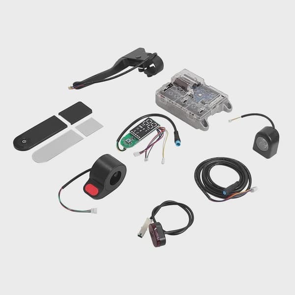 Xiaomi M365/PRO Scooter Moderkort Kontrollenhet BT Digital Display Bromsspak Gaspedal Ljus Set H
