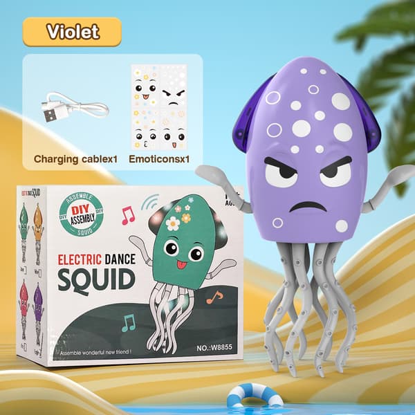 Luminous Dancing Octopus Fidget Toy - Interaktiv stresslindring for børn og voksne Red