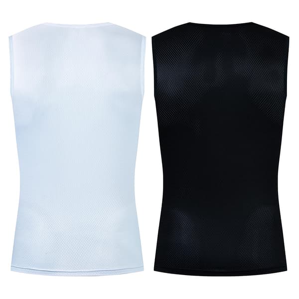 Reflekterande vit cykelunderställ snabbtorkande tight väst med hög elasticitet White 2(Reflective) Size S