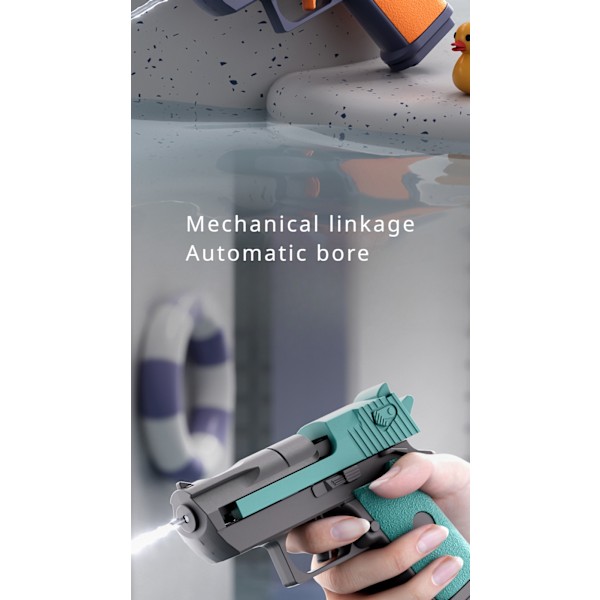 MINI Desert Eagle Water Gun - Lille pistol til strandleg til børn Black and White