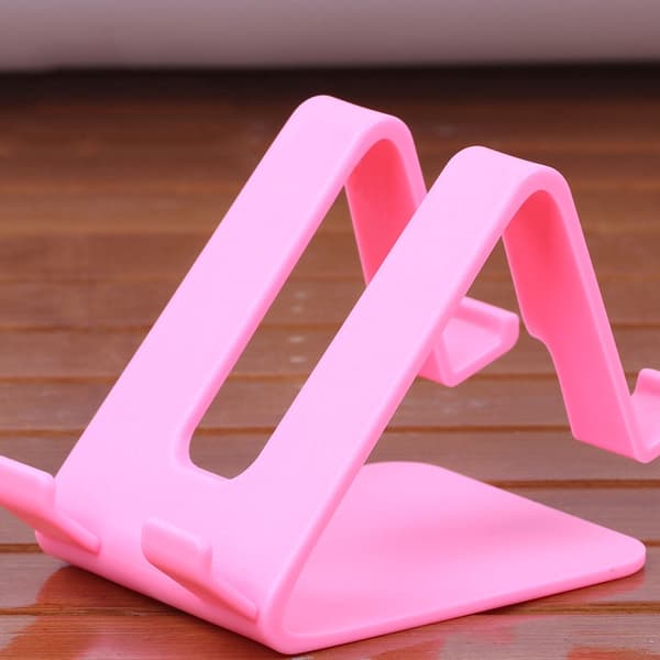 Universal Mobiltelefonholder Stativ til iPhone Xiaomi Huawei Samsung Bærbart Tilbehør Pink
