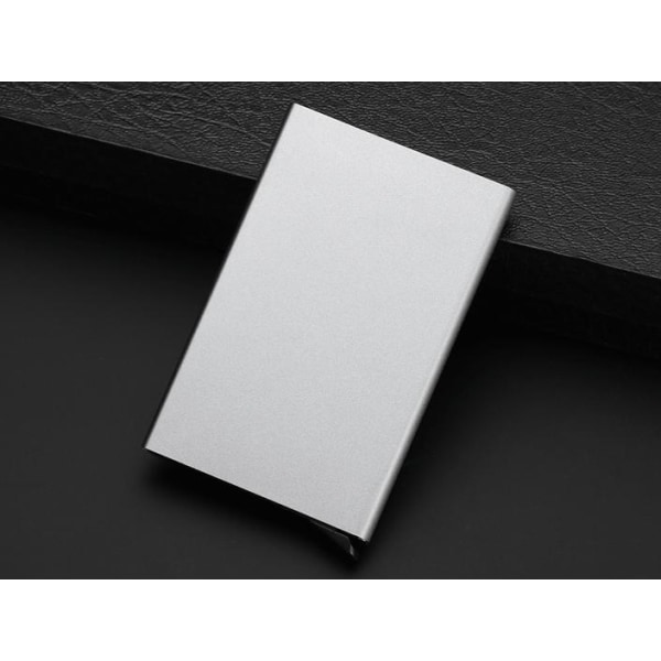 RFID-safe card holder aluminum varying colors Grey