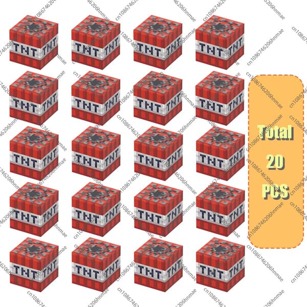 Magnetiske byggeklodser sæt til børn 3+ - Mine World Magnet Cube Stabling Construction Legetøj Random 100 cubes