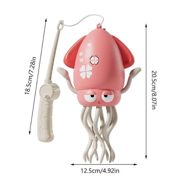 Interactive Magic Dancing Octopus Toy with Lights & Music for Kids - Crawling Squid Gift Yellow