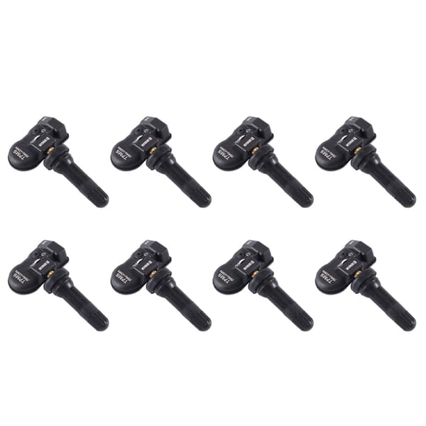 8X Programmerbar MX Sensor 433Mhz 315MHZ 2 I 1 Til Autel TS408 TS508 ITS600 Universal Redigerbar PMS Dæktrykssensor Black