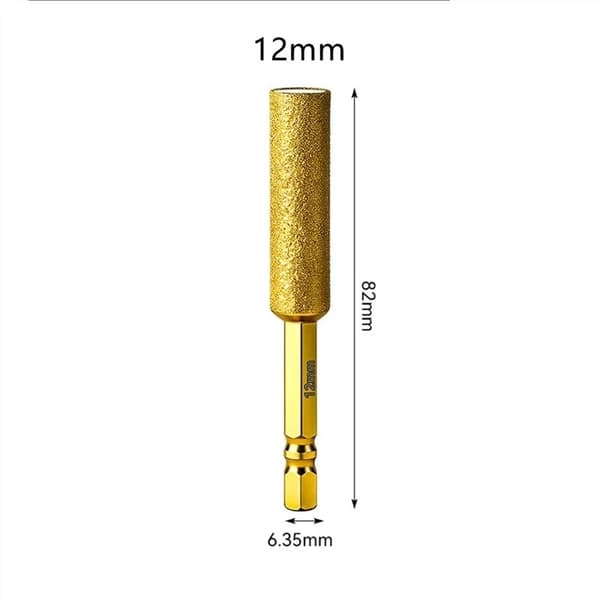 Sekskantet diamantkernebor med tørboring til keramiske fliser, granit, marmor, vakuumloddet hulsav 4 pcs
