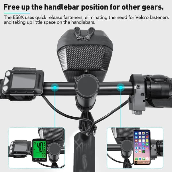 NEWBOLER El-Scooter Fronttaske 5L EVA Vandafvisende Quick Release Universal til Xiaomi BAG838-5L
