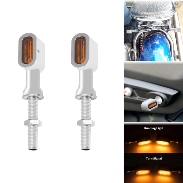 Motorcykel bageste LED bremselys indikator E Mark lampe til Harley Softail Touring XL Dyna til BMW Mini Run blinklys baglygte E Mark Light 7