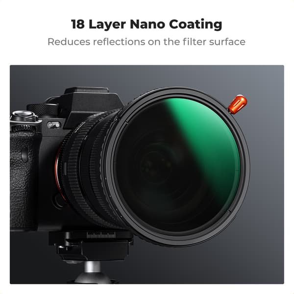 K&F Concept 3-i-1-filter ND CPL 1/4 svart diffusionsfilter ND2-ND32 1/4 svart dimma Pro-filter multifunktionsfilter 67 mm 37-82 mm 3in1 Filter Caliber 49mm