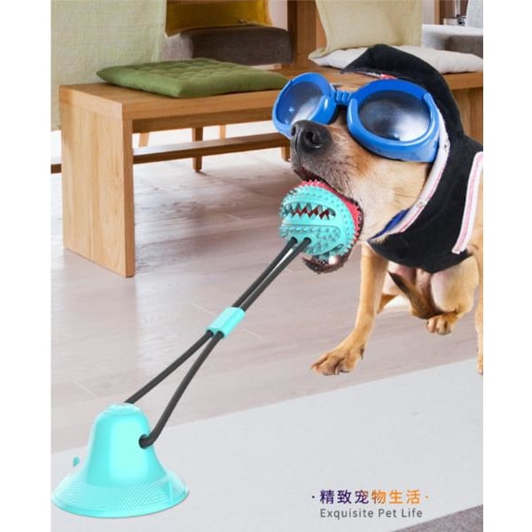 Monikäyttöinen koiran kissalle turvallinen elastinen puhdistushammaspallo