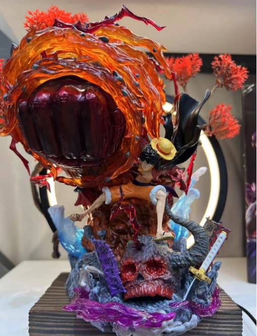 25 cm Gear 5 Monkey D. Luffy Action Figur - Et stykke PVC-statue Samlelegetøjsgave with box
