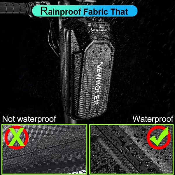 NEWBOLER El-Scooter Fronttaske 5L EVA Vandafvisende Quick Release Universal til Xiaomi BAG838-5L