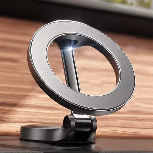 1080 Magsafe Bilholder til iPhone 16 15 Pro Max Plus Køretøjer Mobilsupport 1 iron ring