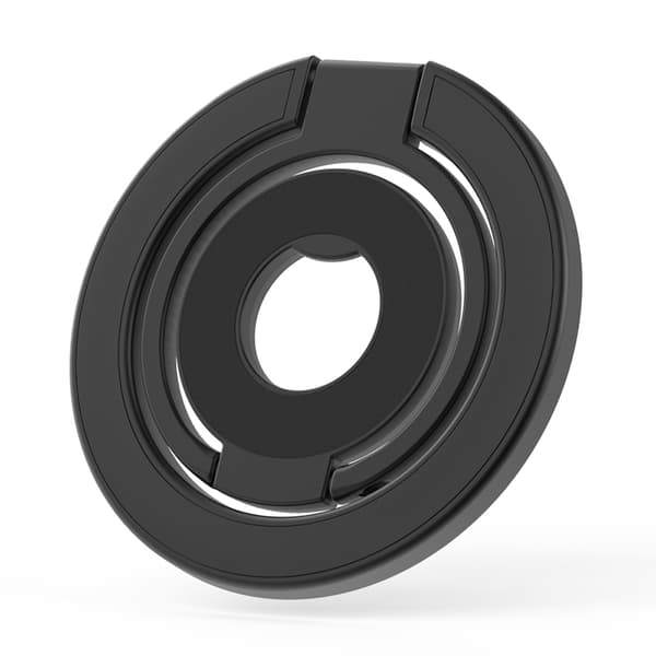 Magsafe dobbeltsidet magnetisk ringtelefonholder med greb til mobiltelefontilbehør black