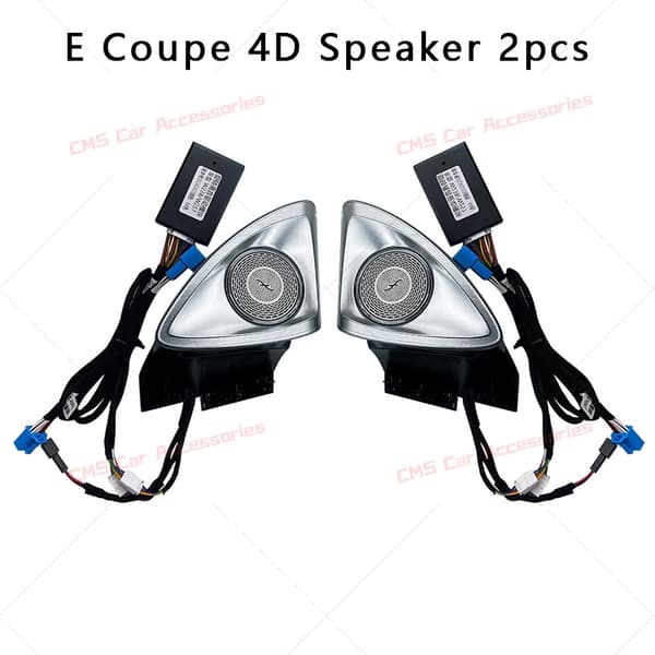 64 färger LED-luftventil 3D roterande diskanthögtalare för Mercedes Benz W213 W238 C238 E-klass Coupé E53 AMG interiörbelysning E Coupe Rear Vent