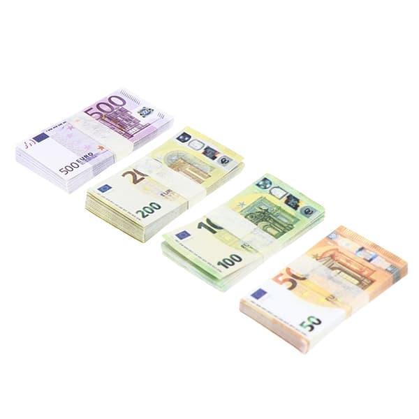 20 stk./sæt 1/12 mini dollars dukkehus lomme euro simulering legetøj pengeseddel mini miniature model miniature tilbehør 200