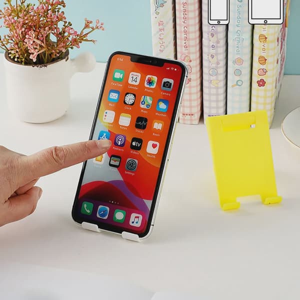 Justerbar, foldbar telefonholder til Xiaomi iPhone 12 13 Pro Max tablet, skrivebordsstøtte Blue