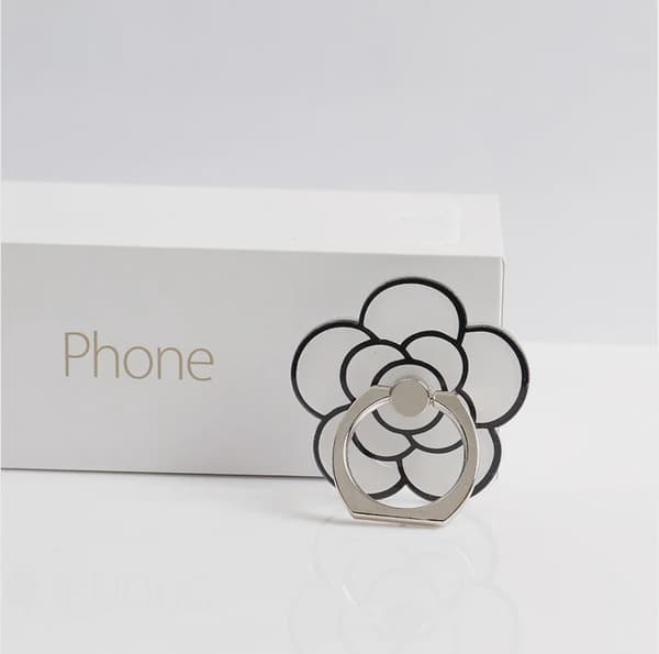 360° Blomsterfigur Fingerring Smartphone Holder Stativ til Alle Telefoner 12