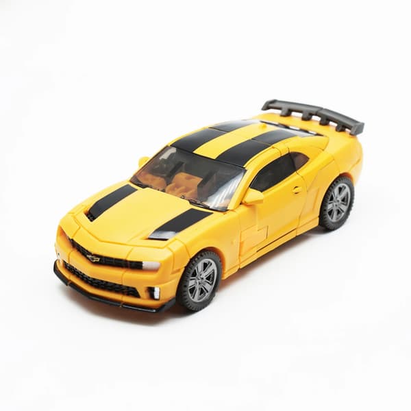 Bumblebee Transformation Robot Car Toy - Legering och plast actionfigur för barnfödelsedagspresent Bumble13cm