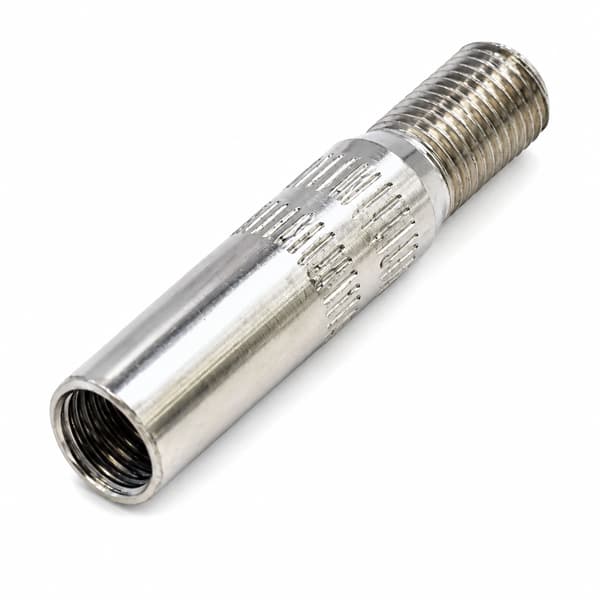 Förlängningsluftventil för Xiaomi M365/1S/Pro/Pro2 Mi3 Max G30 Uppblåsbart munstycke för framhjul silver39mm