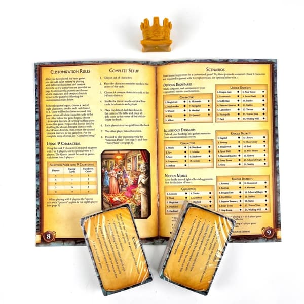 Citadels Revised Edition, Board Game- Master Builder Showdown! , 10+ , 2-8 spillere , 30-60 minutters spilletid Citadels