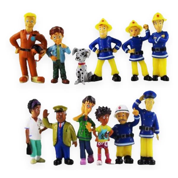 Fireman Sam figures, 12 per pack