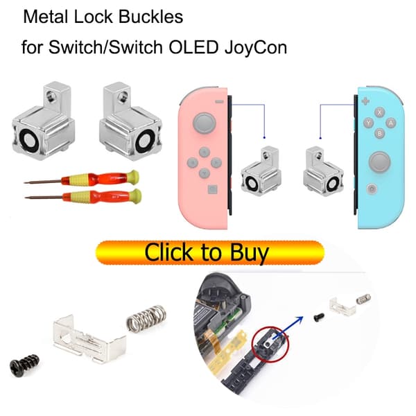 Joycon Joystick Udskiftning til Switch NS / Switch Lite / Switch OLED Venstre Højre Controller Reparationsdele 3D Analog Thumb Stick I