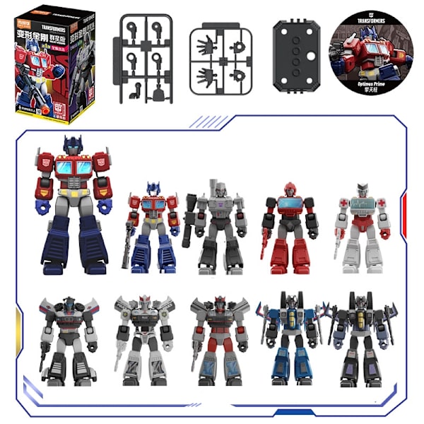 Optimus Prime Action Figur - Transformers Robot Animation Model, samlerlegetøj og gaver Random box