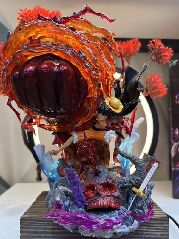 25 cm Gear 5 Monkey D. Luffy Actionfigur - PVC-staty i ett stycke Samlarleksakspresent with box