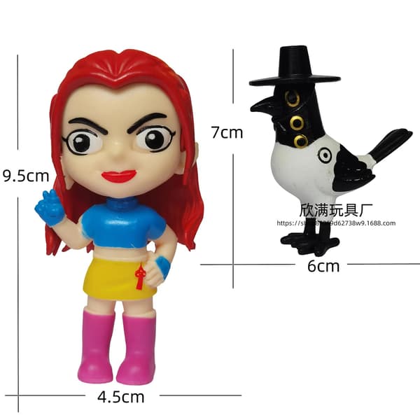 Anime Kpop Demon Hunter Figurmodellleksak - Spelbordsdekor och samlarpresent för barn black