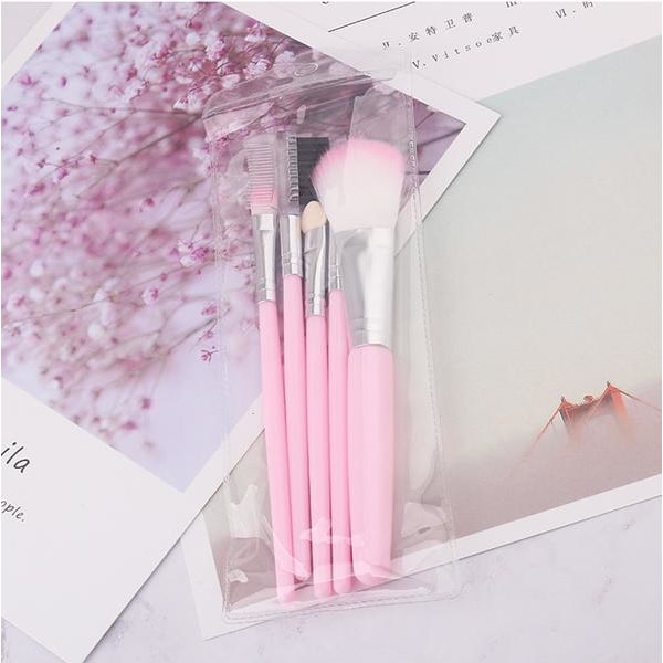 Make-up brush set in 5 parts - Make Up brush 5 pcs Make-up brushes