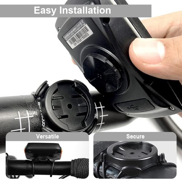 Cykelcomputermonteringsadapter Beslagholder til GARMIN IGPSPORT Cykeltilbehør Black