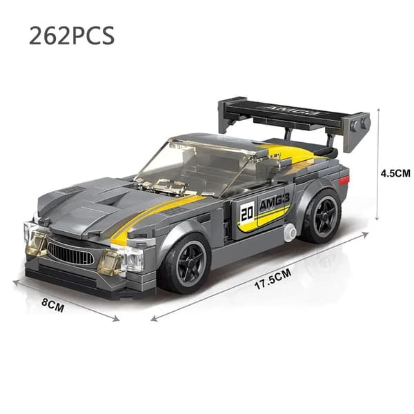Supercar Building Blocks Set - Speed ​​Series Racing Vehicle MOC Model Leksaker för barn 681 476pcs