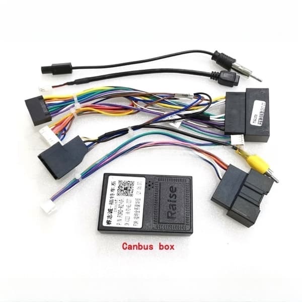 Nyaste Raise Canbus RZ-FD60 för Ford Focus MK3 MK5/ Fiesta/Edge/ Explore/Transit/ S-Max/C-Max/ Android GPS 16-polig strömkabel Canbus With Cable