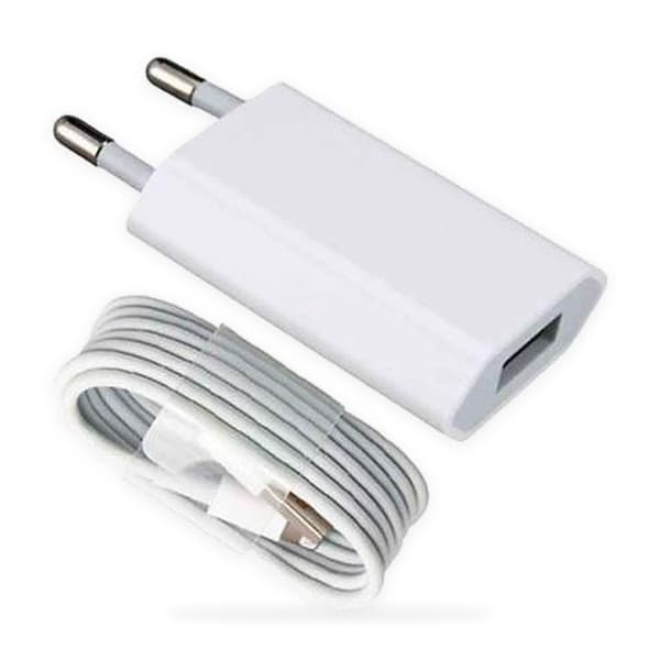 Laddare iPhone 5,6,7,8,X+Lightning Kabel