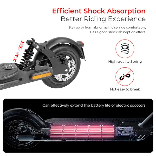 Ulip hydraulisk framstötdämpare för gaffelupphängning för Xiaomi M365/Pro/1S/Mi3 Scooter Pro Pro2 Red V2