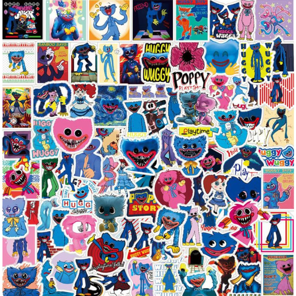 100st Poppy playtime klistermærker stickers