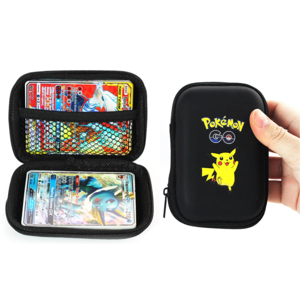 Pokemon Pikachu Spelkortshållare Album Hard Case Förvaringsbox Blå