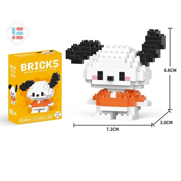 Disney Stitch Building Blocks Leksak - Pikachu & Anime karaktärsmodeller för barn - perfekt present! Tigger No Box