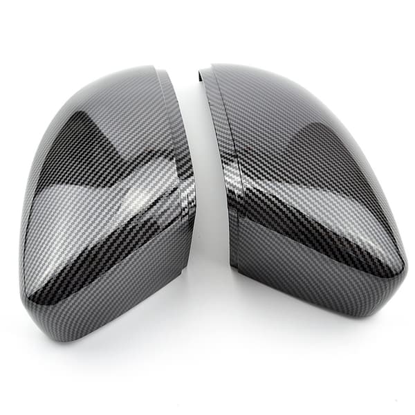 Sorte sidespejldæksler til VW Passat CC B7 Scirocco Jetta MK6 Beetle bakspejlhus biltilbehør Bright black