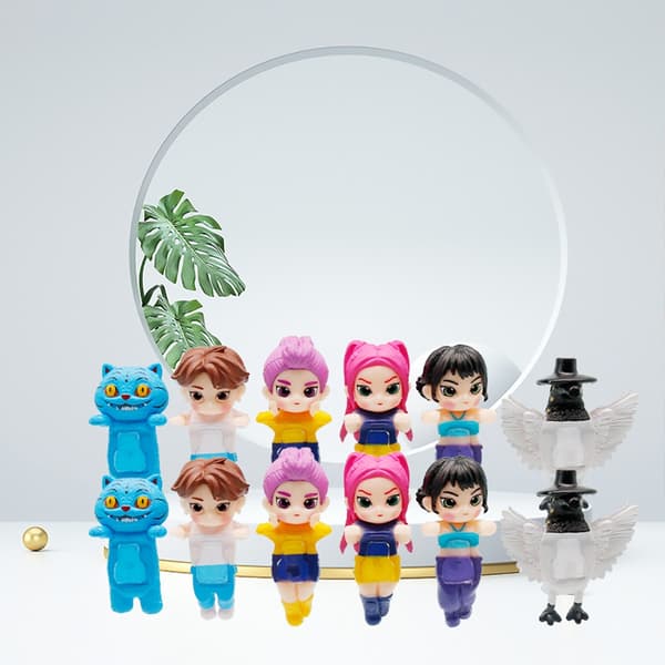 Kpop Demon Hunters Saja Blind Box Figure - Anime Samlarobjekt för barn, Cosplay och julklappar Random 12pcs