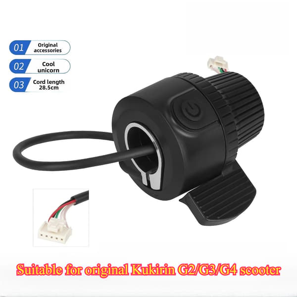 KugooKukirin G2/G3/G4 Elscooter Gasreglage Gaspedal Kit Accelerator switch