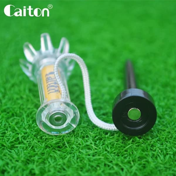 Förbättra ditt golfspel med Caiton 5st magnetisk plast golf-tee-set - 360 graders studs 5pcs 79mm