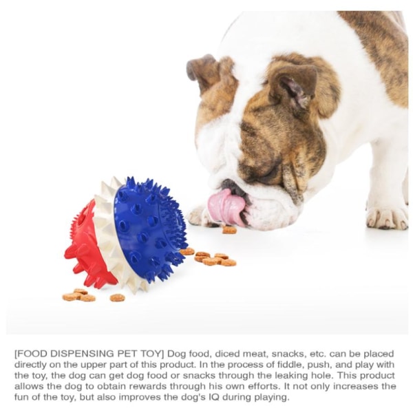 Monitoiminen koiran lelu puhdistushammaspallo FDA CE -hyväksytty
