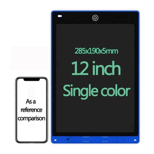10" LCD-kirjoitustaulu lapsille - taikapiirustustaulu, luonnoslehtiö, graffititaulu -lahja 12inch single colorE
