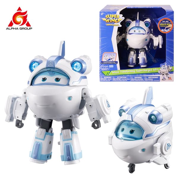 Super Wings 5" Transforming Jett, Dizzy, Donnie Actionfigurer - Robotlegetøj til børnefly Jerome