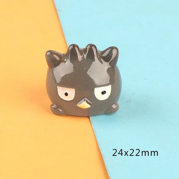 Kawaii Mini Resin 3D dyrefigurer - lysende flatback håndværkstilbehør til gør-det-selv-projekter diy miniature9 Size 1pc