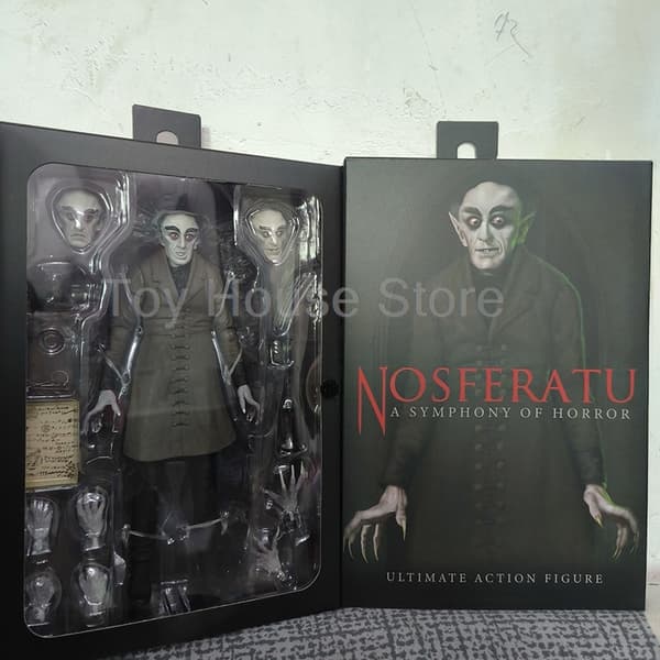 NECA Ultimate Count Orlok Nosferatu Black & White Horror Action Figure - Perfekt present! with box